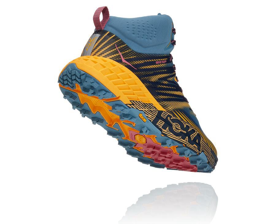 Hoka One One Trailove Tenisky Damske Modre - Speedgoat Mid GORE-TEX 2 - 71834-CXEU